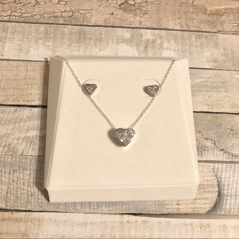 ๐HP๐ Sterling silver heart set - Picture 1 of 3